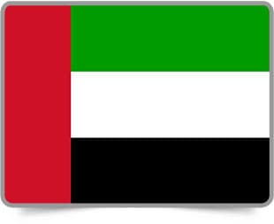 Dubai, UAE flag